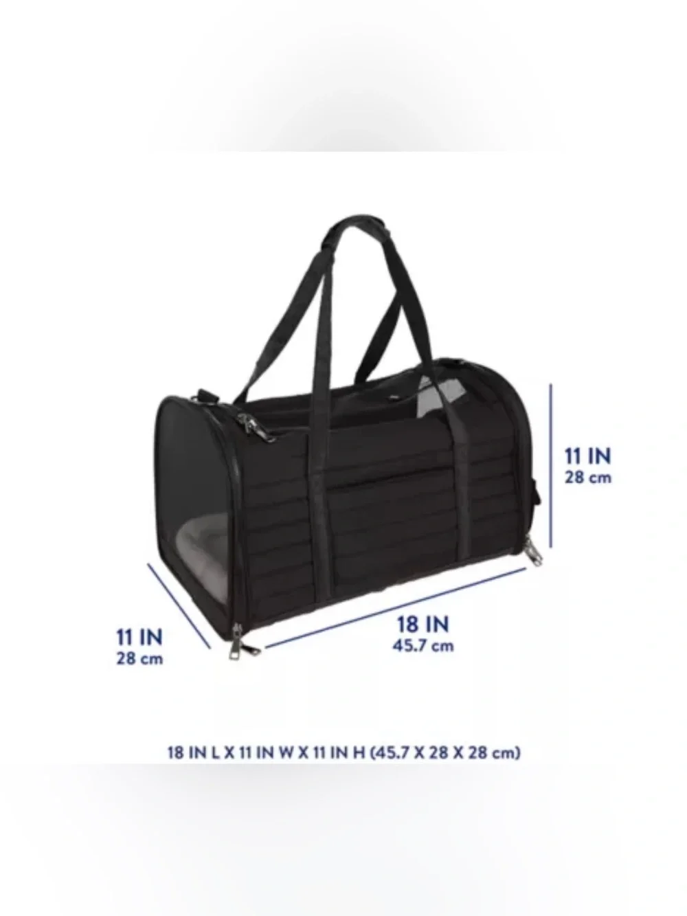 Top Paw Travel Airline Pet Carrier - Dog and Cat Carrier, max 20 lbs